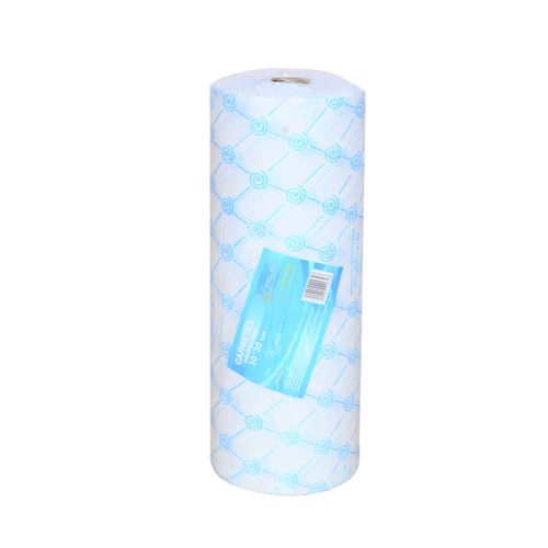 Салфетка спанлейс рулон 100 шт WHITE LINE голубая, 30*30 см