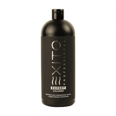 Шампунь для окрашенных волос с фруктовыми кислотами EXITO EXPERT COLORED, 1000 мл