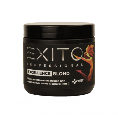 Маска восстанавливающая для осветленных волос с витамином С EXITO EXCELLENCE BLOND, 500 мл