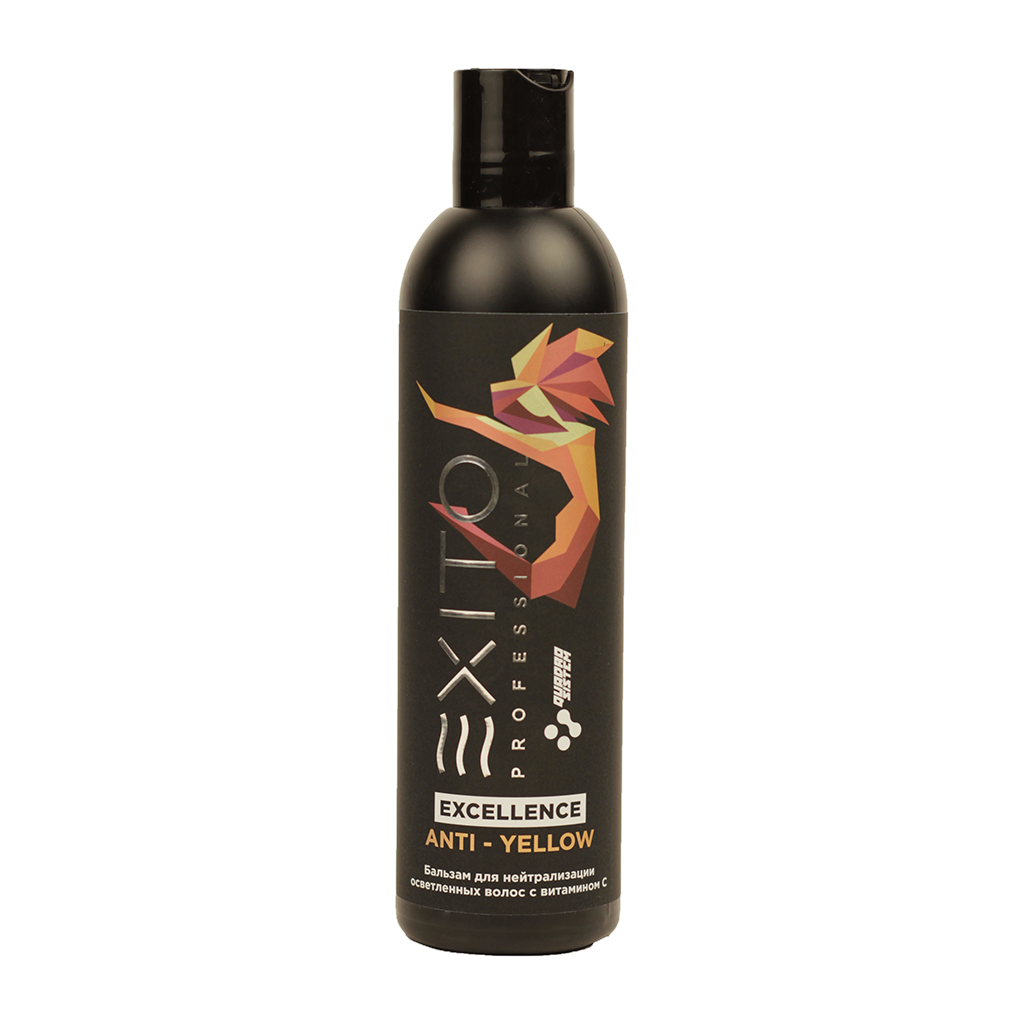 Бальзам для нейтрализации осветленных волос с витамином С EXITO EXCELLENCE ANTI – YELLOW, 250 мл