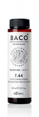 Колор-гель оттеночный KAARAL BACO COLOR GLAZE 6.2 темный блондин фиолетовый, 60 мл